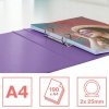 Segregator ringowy Esselte Colour`Breeze A4 42mm 2 ringi lawendowy 628434
